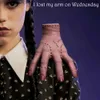 Andere evenementen Feestartikelen Wednesday Addams Thing Hand Familie Horror Ornament Gebroken Bureaublad Knutselen Tieners Terror Sculptuur Speelgoed Halloween Kostuum Prop Q231010