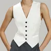 Women's Vests Suit Vest Elegant Casual Commuter Tops V-Neck Sleeveless Regular Fit 2023 Promotional Products