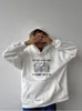 Damen Hoodies Sweatshirts Blessyuki Übergröße Harajuku Bedruckte Damenkleidung 2023 Herbst Winter Lässige Vintage Streetwear Sweatshirt Weiblicher Pullover 231009