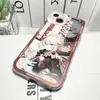 Cell Phone Cases Genshin Impact Hu Tao Kaedehara Ganyu Fischl Ayaka Case For iPhone 15 14 13 12 11 Pro Max Mini X XR SE 7 8 Plus Soft Cover 231010