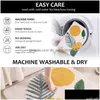 Bath Mats Bath Mats Inyahome Leaves Bathroom Rugs Nonslip Soft Microfiber Mat Water Absorbent Hine Washable Shower Floor Rug 230711 Ho Dhnjy