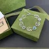 Luxuriöse Designer-Charm-Armbänder für Damen, Blumen-Buchstaben-Armband, Länge 1, hohe Qualität, mit Box251l