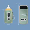 Flaskvärmare sterilisatorer# USB Matning Bottle Warmer Baby Bottle Travel Cover Heat Keeper med justerbar konstant temperatur Portable Milk Heater 231010