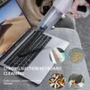 Accesorios de piezas de vacío 9000pa Limpiador de coche inalámbrico 3 en 1 Portátil de mano Auto USB Carga Hogar Dual para polvo de pelo de mascotas 231009