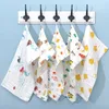 Asciugamani Accappatoi Kangobaby #My Soft Life# Confezione da 4 pezzi Per tutte le stagioni 6 strati Mussola di cotone nato Asciugamano per il viso Panno per il lavaggio del bambino Bavaglino per neonato 25x50 cm 231010