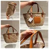 de tote raffia gebreide luxe tassen loewees Stro schouder emmer leren crossbody tas designer handtas dames