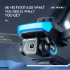 Nouveau Drone XT5 4k, caméra HD professionnelle 2.4G avec évitement d'obstacles, maintien du flux optique, quadricoptère pliable, hélicoptère RC, jouet Gif