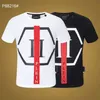 Plein urso t camisa dos homens designer tshirts roupas de marca strass crânio masculino camisetas clássico alta qualidade hip hop streetwear ts239g