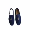 Women Mężczyźni Ubierz buty T-Quality Cashmere Projektanci Klasyczne klamry okrągłe palce płaskie pięta Wygoda Four Seasons Women Factory Shoe 35-47