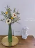 花瓶セラミック小さな花瓶禅中国スタイルの家の装飾シンプルなドライフラワーアレンジ