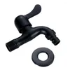 Bathroom Sink Faucets Black Filter Faucet 1/2 External Thread 304 Stainless Steel Mop Pool Basin Washing Machine Wall