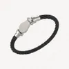 Bracelet de câble de bracelet à cheval pour hommes Femmes 18k Silver Bangle Fashion Designers Gift Holiday Birthday