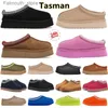 Laarzen Designer Tasman Tasmans Sneeuwpantoffels Tazz Enkellaars Schoenen Korte Mode Kastanje Triple Zwart Winter Warm Houden Q231011