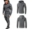 Herren-Trainingsanzüge, Sportbekleidung-Set, zweiteilig, lässig, Joggen, warm, atmungsaktiv, Fitness, Militär, taktische Kapuzenhose, 231010