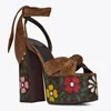 Sandalen MStacchi Damessandalen Hoge platfrom Dikke hakken Schoenen Zomer Peep Toe Enkelbandje Hoge hakken Feestschoenen Sandalia Feminina 231009