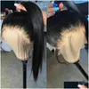 Perucas sintéticas bob peruca dianteira do laço perucas de cabelo humano brasileiro para mulheres negras pré arrancadas curto natural 13x4 sintético em linha reta hd fl fr dhzh9