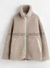 Damen Pelz Kunstpelz Mode Lässig Lamm Plüsch Dicker Mantel Frauen 2023 Herbst Winter Langarm Weiblicher Mantel Elegante Streetwear Reißverschlüsse Dame Jacke J231010