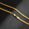 Colliers pour hommes couleur or en acier inoxydable longues chaînes collier 2021 couleur ras du cou cadeaux pour hommes accessoires bijoux sur le cou2314