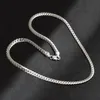 Hänge halsband sommar 925 sterling silver mode mäns fina smycken 5mm 20 fot 50 cm kristall från swarovskis halsband245d