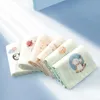 Handlingar Robes BabyGreat 6 Layer Natural Muslin Cotton Washcloths Soft Born Baby Face Handduk och Muslin återanvändbara våtservetter för Baby Gift 6pcs 231010