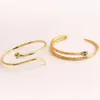 Bangle Mix Style Top Quality Copper Zircon Snake Cuff Justerbar Fashion Party Bröllop smycken Lucky Bohemia Gift for Women 231009