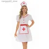 Theme Costume Carnival Halloween Lady Head Nurse Come Classic Hospital Uniform Temptation With Hairhoop Cosplay Fancy Party Dress Q231010