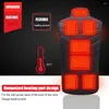 Motorradbekleidung Herren Winter Intelligent 9 Heizweste Jacke USB Elektrisch beheizt ärmellos Reisen für Outdoor-Reiten
