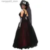 Theme Costume Carnival Halloween Lady Deluxe Corpse Bride Skeleton Come Mexican Day Of The Dead Ghost Outfit Cosplay Fancy Party Dress Q240307