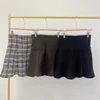 Rokken Kuzuwata Zomer Japanse Vrouw Rok Hoge Taille All Match Mini Vrouwelijke Retro Plaid Korte Faldas Mujer 2023 Trendy 231009