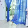 Curtain Sheer Curtains Modern Multi-color Solid Color Transparent European Home Living Room Bedroom Decoration Curtai