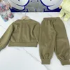 Kledingsets Baby Jongenskleding Luxe 2023 Herfst Mode Kindersweatshirts Jassen Herfst Kinderen Vrijetijdskleding Meisje Outfits Set