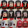 Hockey sur glace Reverse Retro 72 Thomas Chabot Jersey Homme 18 Tim Stutzle 28 Claude Giroux 7 Brady Tkachuk Broderie Respirant Couleur de l'équipe Noir Rouge Blanc pour les fans de sport