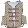 Jacquard lettre chevalier gilets chemises pour femmes vestes sans manches créateurs de mode gilet manteaux conception Clothes191f