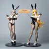 마스코트 의상 45cm B 스타일 Azur Lane 느린 앞서 Washington Bunny Girl Anime 그림 North Carolina Bunny Action 피겨 섹시 모델 인형 장난감