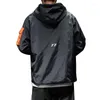 Men's Trench Coats Fashion Pullover Hoodie Waterproof Lightweight Windproof Jacket Outdoor Sports Japanese