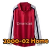 1971 2005 Maglie da calcio retrò gunner HENRY 1971 88 91 94 96 2000 01 02 01 05 BERGKAMP HENRY PIRES Adams CALCIO Manica lunga Uomo Maglie da calcio Uniformi