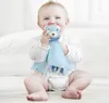 Montessori Cuddly For Babies Comporter Toy Bunny Toy Plush Fylld plysch Toy Sleeping Toy Betyg Handduk Baby Toys 0 12 månader