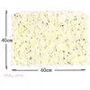 Dekorativa blommor 40 60 cm Artificial Flower Wall Silk Rose Hydrangea Wedding Decoration For El Home Baby Shower Bakgrods Decor