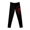 Calças ativas quebradas Samurai Kanji (círculo) Leggings Sweatpants Sport Leggings?mulheres para meninas