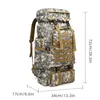 Sacos escolares ao ar livre camuflagem mochila homens grande capacidade à prova dwaterproof água ao ar livre militar mochila de viagem para homens caminhadas saco 231011