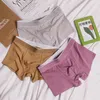 Sous-vêtements été confort pur coton sous-vêtements hommes simples couleur unie boxeurs taille moyenne jeunesse basique grande taille shorts courts