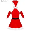 Costume a tema da donna come Natale vestito per adulti per donna Babbo Natale Halloween ComeL231010