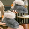 Stiefel Damen Freizeit Fell Baumwolle Schuhe Winter Warm Anti-Rutsch Outdoor Wasserdicht verdicken Schneestiefel für Paar Leichte Frauen Kurzstiefel Q231012