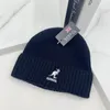 Novo KANGOL Bordado Gua Pele Gorro de Malha Multi Color Masculino e Feminino Casal Chapéu de Lã Quente