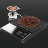 Hushållsskalor Portable Coffee Scale With Timer Smart Digital Electronic Kitchen High Precision Jewelry som väger 231010