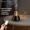 Essential Oils Diffusers Home Portable AROM Diffuser USB Luftfuktare Oil Night Light Cold Mist Maker Sprayer For Gift Bedroom Remote Contro 231011