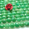 Loose Gemstones Natural African Green Jade Faceted Coin Beads Wholesale Gemstone Semi Precious Stone Bracelet Necklace For Jewelry Making