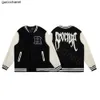 Designerskie kurtki Repretesent bombowca bawełna mężczyźni wiatrower varsity baseball liter patchwork skóra haft streetwear unisex płaszcze damskie męskie kurtka kurtka