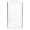 Candle Holders Desktop Decor Shade Tall Pillar Candles Clear Tube Shades Frame Glass Table Centerpiece Cylinders Household