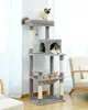 Scratchers Cat Furniture Scratchers Multilevel Cat Tree Tower med Condo Scratching Post för kattmöbler House Cat Scratcher Cat Supplies
